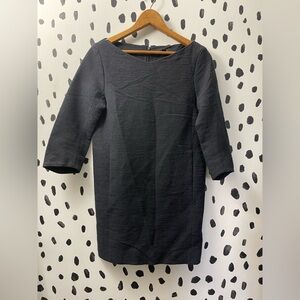 COS Navy shift mini dress